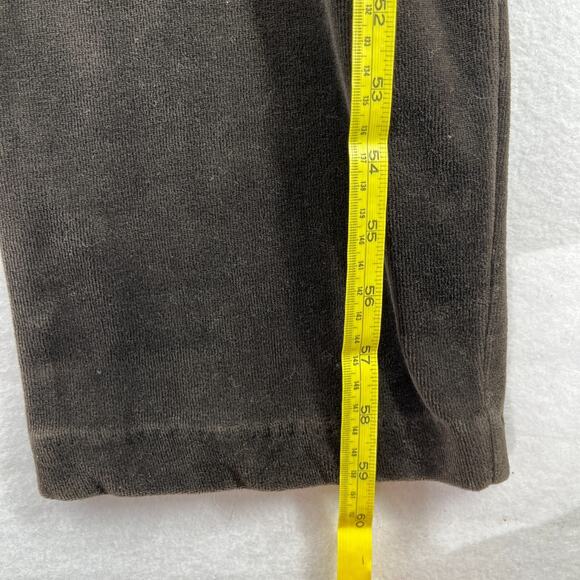 VERMONT COUNTRY STORE Jumpsuit Womens L Velour Cotton Elastic Waist Black Vtg - Picture 15 of 16